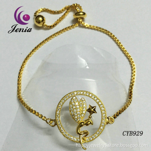 Jenia Zircon & Copper Fashion Design Jewelry Woman Fashion Bracelets